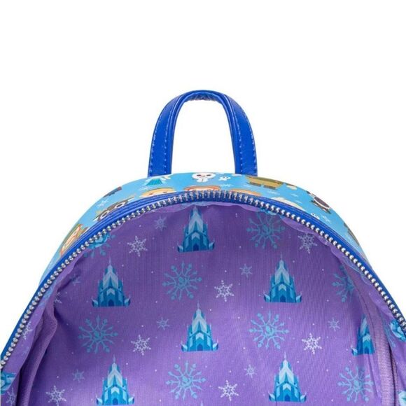 Loungefly Disney Frozen Mini Backpack Winter Edition NWT Christmas‎ Gift Ready main image 4